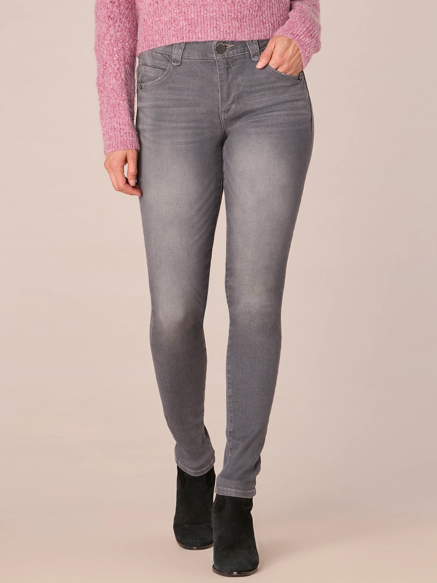 Stretch Gray Denim 