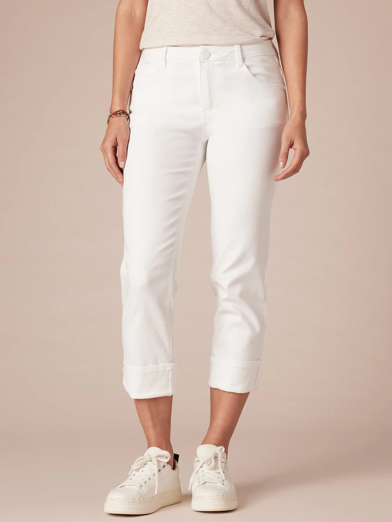 Mid-Rise Flex-Ellent Girlfriend Jean with Cropped Hem - Legahigh