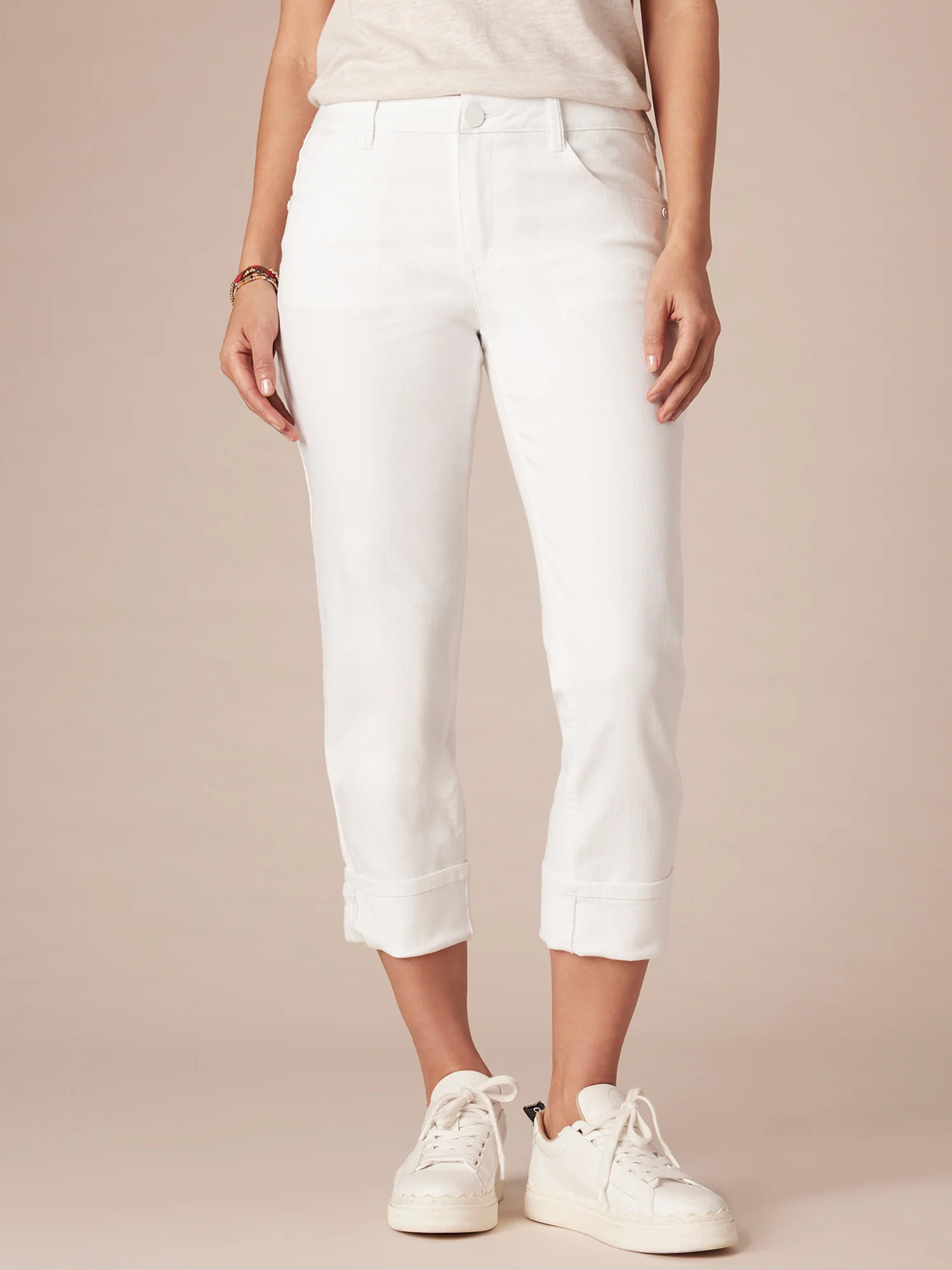Mid-Rise Flex-Ellent Girlfriend Jean with Cropped Hem - Legahigh