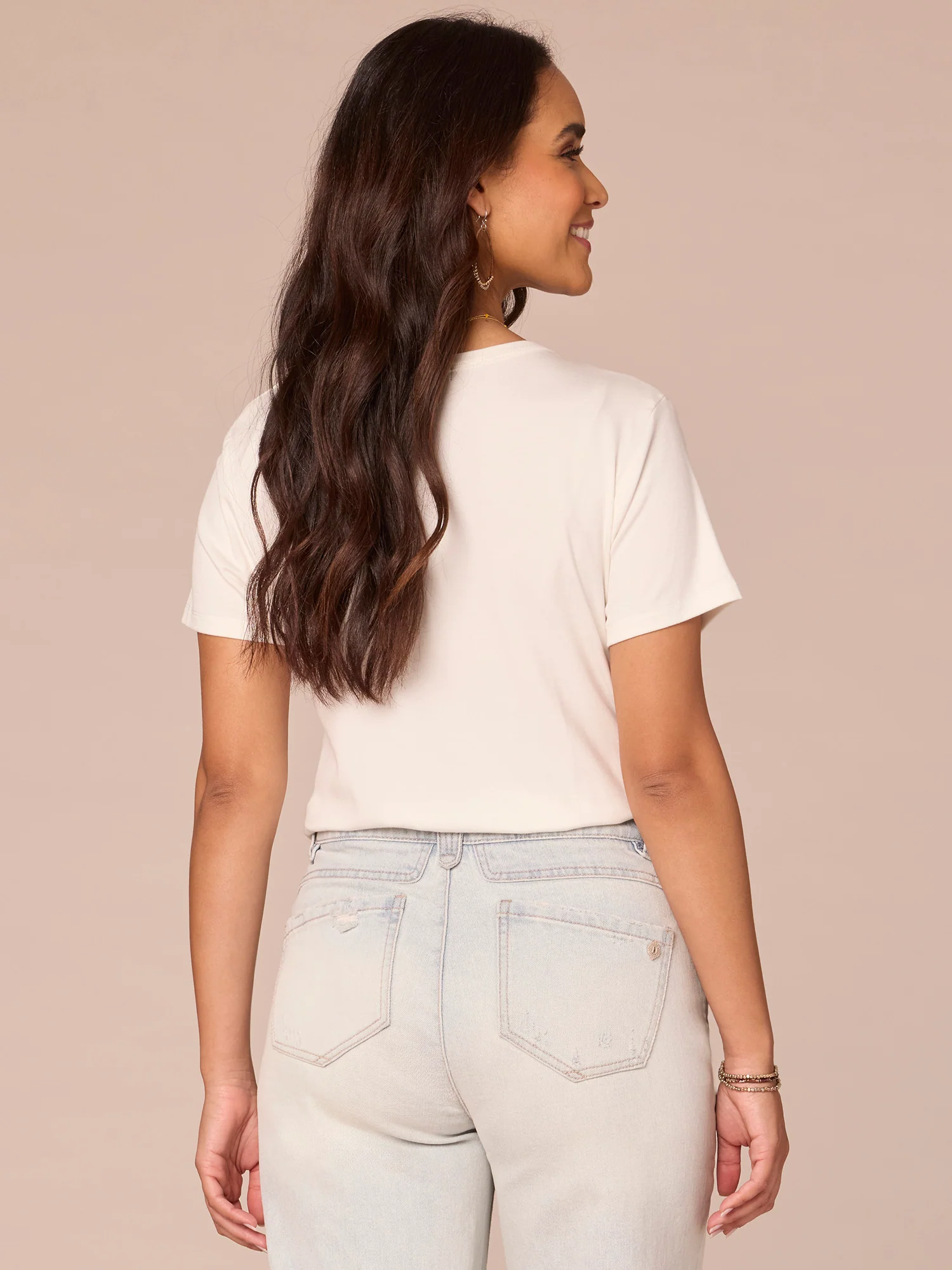 Short Sleeve Scoop Neck Asymmetrical Twist Knit Bodysuit - Legahigh