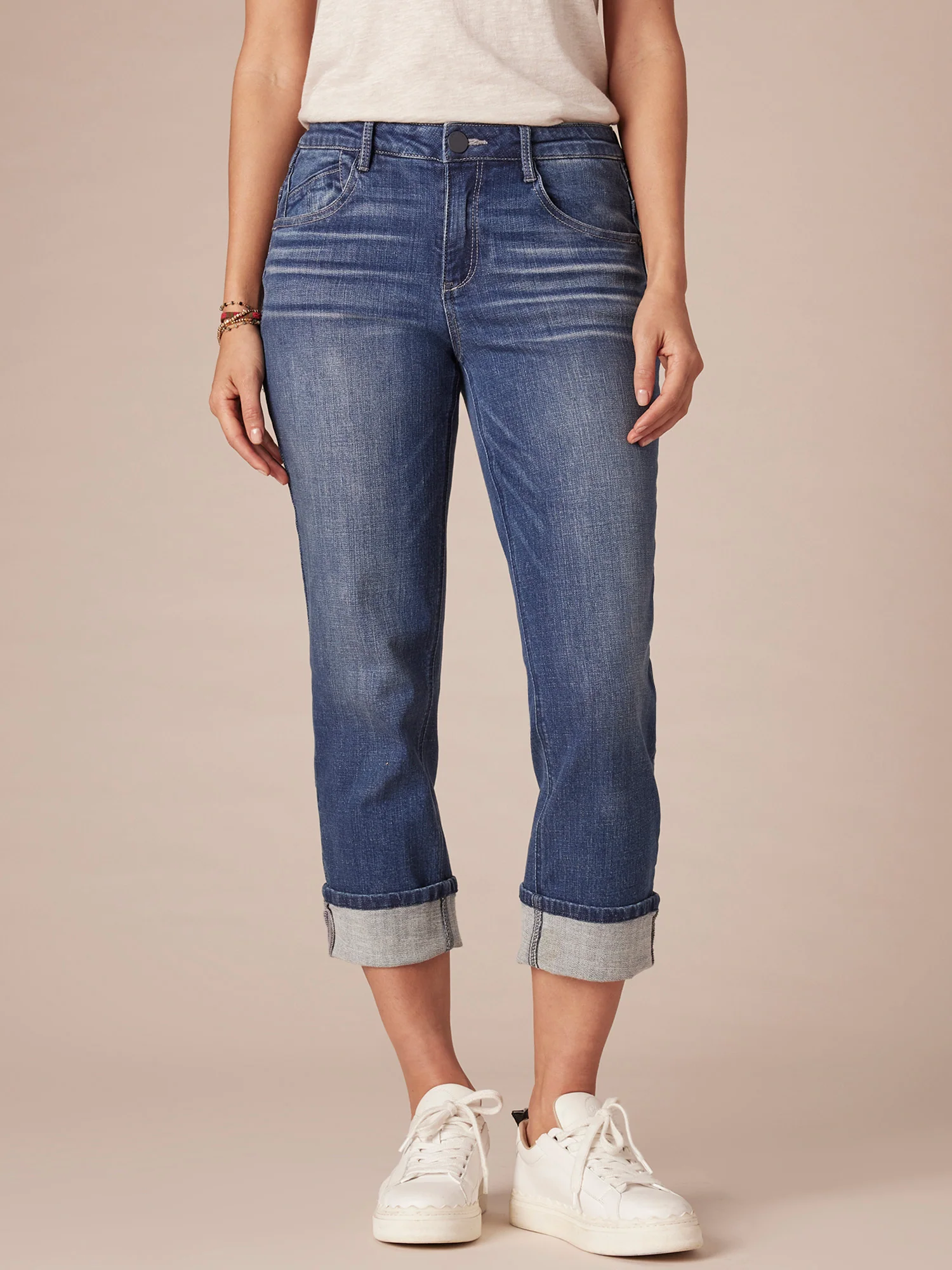 Flex-Ellent Mid-Rise Cropped Girlfriend Jean - Legahigh