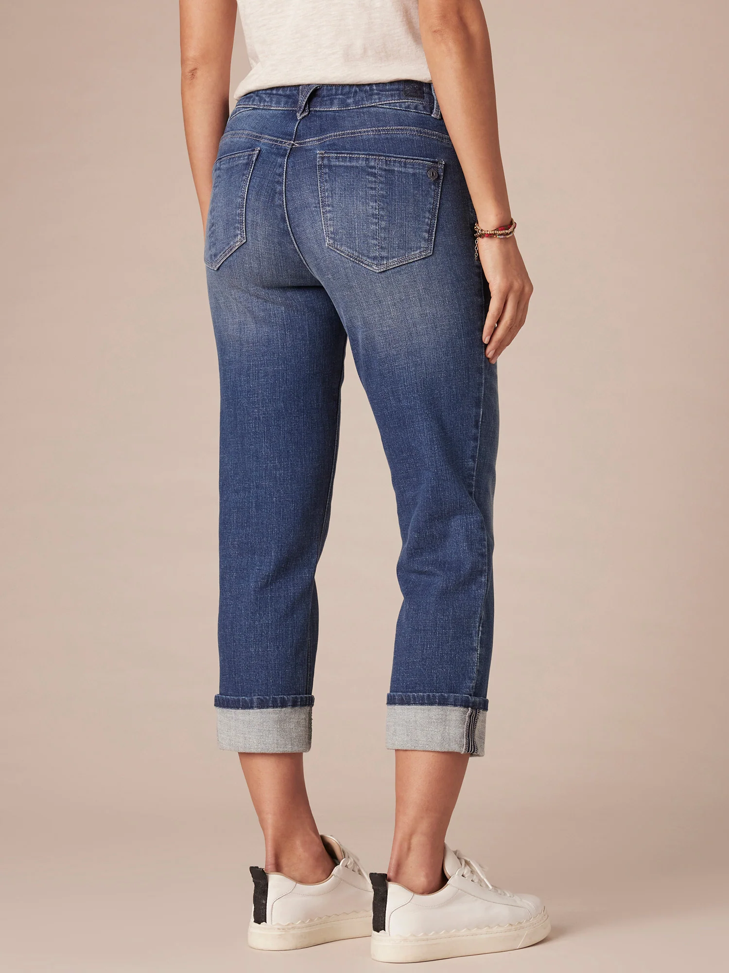 Flex-Ellent Mid-Rise Cropped Girlfriend Jean - Legahigh